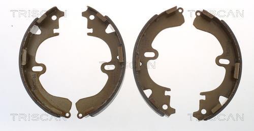 Jeu de 4 mâchoires de frein (Garniture de frein à tambour) Triscan A/S ref. 8100 13051