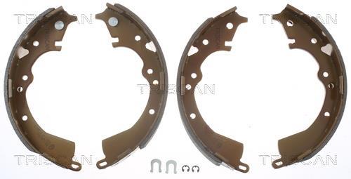 Jeu de 4 mâchoires de frein (Garniture de frein à tambour) Triscan A/S ref. 8100 13056
