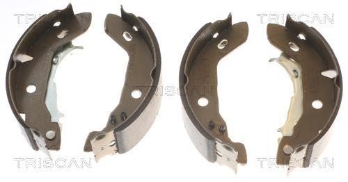 Jeu de 4 mâchoires de frein (Garniture de frein à tambour) Triscan A/S 8100 23122