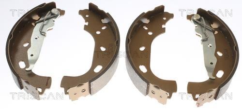 Jeu de 4 mâchoires de frein (Garniture de frein à tambour) Triscan A/S 8100 24004