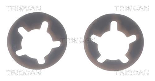 Jeu de 4 mâchoires de frein (Garniture de frein à tambour) Triscan A/S ref. 8100 24540