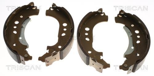 Jeu de 4 mâchoires de frein (Garniture de frein à tambour) Triscan A/S 8100 25007