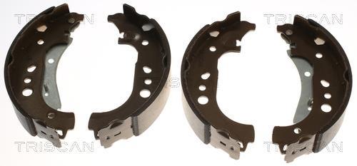 Jeu de 4 mâchoires de frein (Garniture de frein à tambour) Triscan A/S ref. 8100 29005