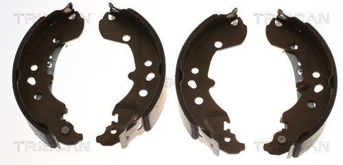 Jeu de 4 mâchoires de frein (Garniture de frein à tambour) Triscan A/S 8100 29006