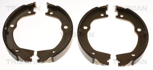Jeu de 4 mâchoires de frein (Garniture de frein à tambour) Triscan A/S ref. 8100 43027