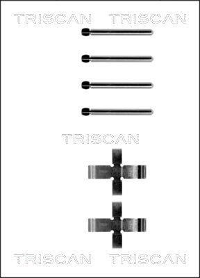 Kit d'accessoires pour plaquette de frein à disque Triscan A/S ref. 8105 101141