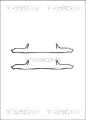 Kit acessórios de pastilhas de travão Triscan A/S ref. 8105 101594
