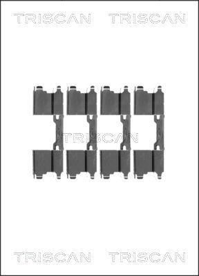 Kit acessórios de pastilhas de travão Triscan A/S ref. 8105 101599