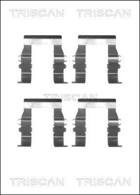 Kit acessórios de pastilhas de travão Triscan A/S ref. 8105 101600