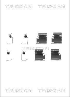 Kit acessórios de pastilhas de travão Triscan A/S ref. 8105 101608