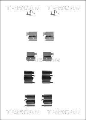 Kit acessórios de pastilhas de travão Triscan A/S ref. 8105 101617