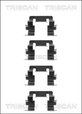 Kit acessórios de pastilhas de travão Triscan A/S ref. 8105 101624