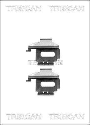 Kit acessórios de pastilhas de travão Triscan A/S ref. 8105 101625