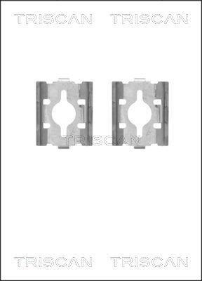 Kit acessórios de pastilhas de travão Triscan A/S ref. 8105 101628