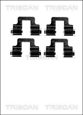 Kit acessórios de pastilhas de travão Triscan A/S ref. 8105 101629