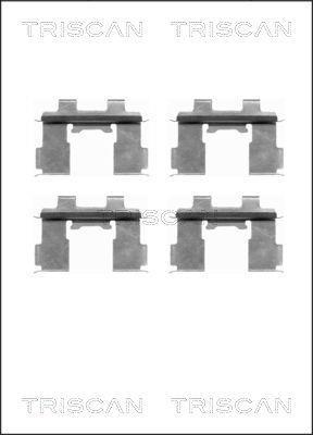 Kit acessórios de pastilhas de travão Triscan A/S ref. 8105 101631