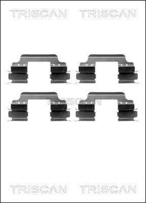 Kit acessórios de pastilhas de travão Triscan A/S ref. 8105 101635