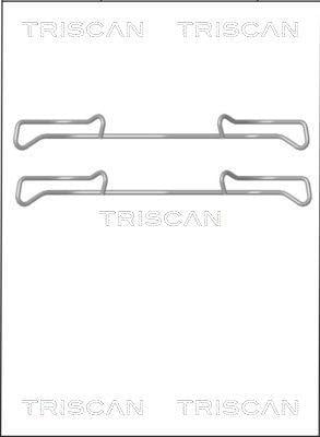 Kit acessórios de pastilhas de travão Triscan A/S ref. 8105 101642