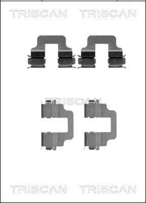 Kit acessórios de pastilhas de travão Triscan A/S ref. 8105 101646