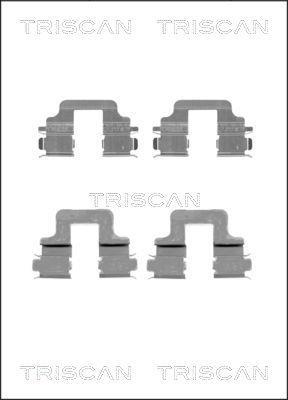 Kit acessórios de pastilhas de travão Triscan A/S ref. 8105 101652