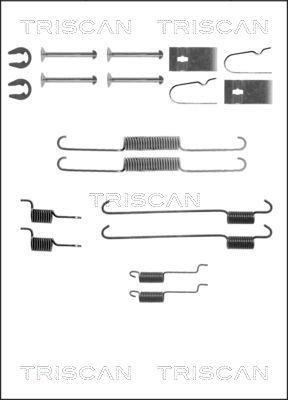 Kit d'accessoires pour mâchoire de frein à tambour Triscan A/S ref. 8105 102595