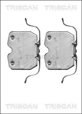 Kit acessórios de pastilhas de travão Triscan A/S ref. 8105 111621