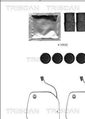 Kit acessórios de pastilhas de travão Triscan A/S ref. 8105 111623