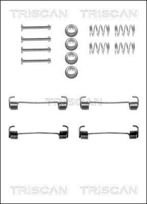 Kit d'accessoires pour mâchoire de frein à tambour Triscan A/S ref. 8105 112058