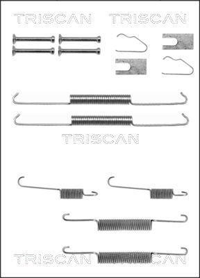Kit d'accessoires pour mâchoire de frein à tambour Triscan A/S ref. 8105 112513