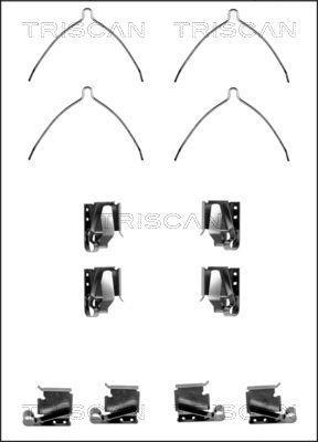 Kit acessórios de pastilhas de travão Triscan A/S ref. 8105 131619