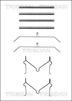 Kit acessórios de pastilhas de travão Triscan A/S ref. 8105 131621