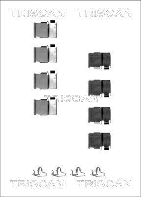 Kit acessórios de pastilhas de travão Triscan A/S ref. 8105 131624