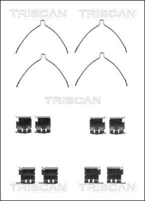 Kit acessórios de pastilhas de travão Triscan A/S ref. 8105 131630