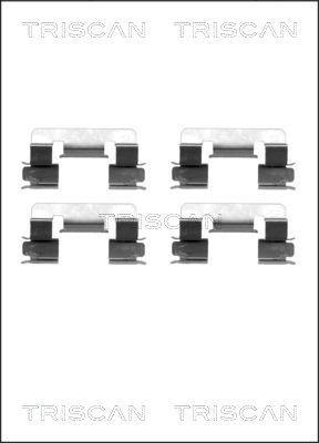 Kit acessórios de pastilhas de travão Triscan A/S ref. 8105 131633