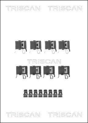 Kit acessórios de pastilhas de travão Triscan A/S ref. 8105 131642