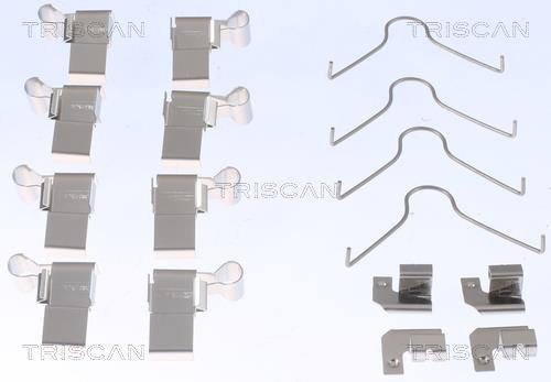 Kit acessórios de pastilhas de travão Triscan A/S ref. 8105 131652