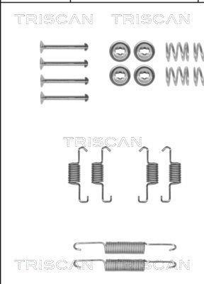 Kit d'accessoires pour mâchoire de frein à tambour Triscan A/S ref. 8105 132593