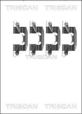 Kit acessórios de pastilhas de travão Triscan A/S ref. 8105 141598