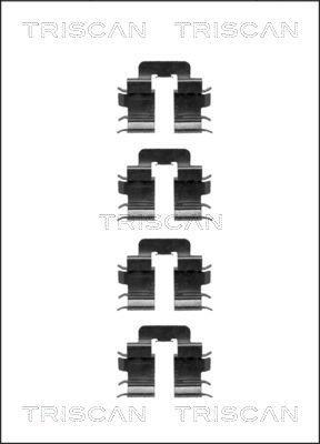 Kit acessórios de pastilhas de travão Triscan A/S ref. 8105 141607