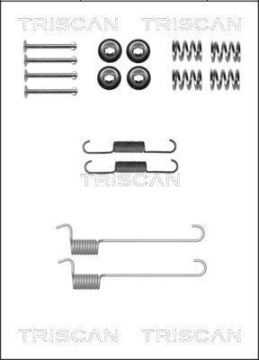 Kit d'accessoires pour mâchoire de frein à tambour Triscan A/S ref. 8105 142567