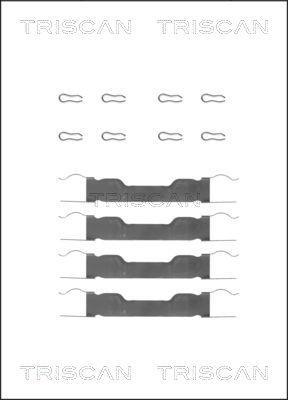 Kit d'accessoires pour plaquette de frein à disque Triscan A/S ref. 8105 151347