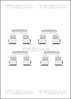 Kit acessórios de pastilhas de travão Triscan A/S ref. 8105 151350