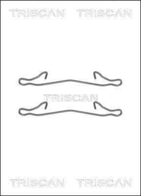 Kit d'accessoires pour plaquette de frein à disque Triscan A/S ref. 8105 161563