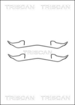 Kit acessórios de pastilhas de travão Triscan A/S ref. 8105 161617