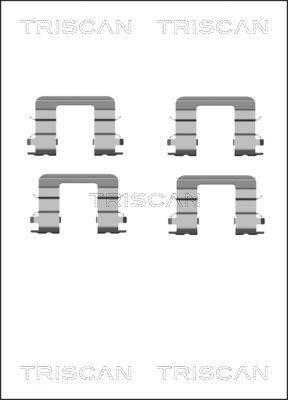 Kit acessórios de pastilhas de travão Triscan A/S ref. 8105 181007