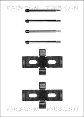 Kit acessórios de pastilhas de travão Triscan A/S ref. 8105 231409