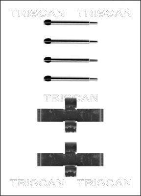 Kit acessórios de pastilhas de travão Triscan A/S ref. 8105 231445