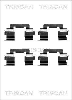 Kit acessórios de pastilhas de travão Triscan A/S ref. 8105 231582