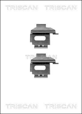 Kit d'accessoires pour plaquette de frein à disque Triscan A/S 8105 231588