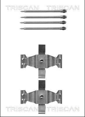 Kit acessórios de pastilhas de travão Triscan A/S ref. 8105 231593
